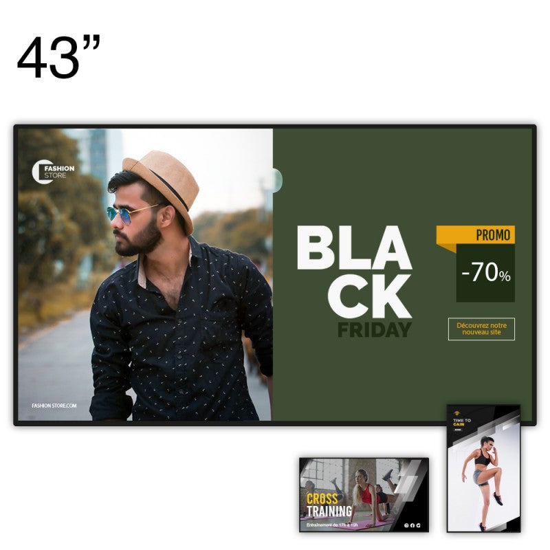 Ecran d'affichage dynamique 4K CM Series - 43"