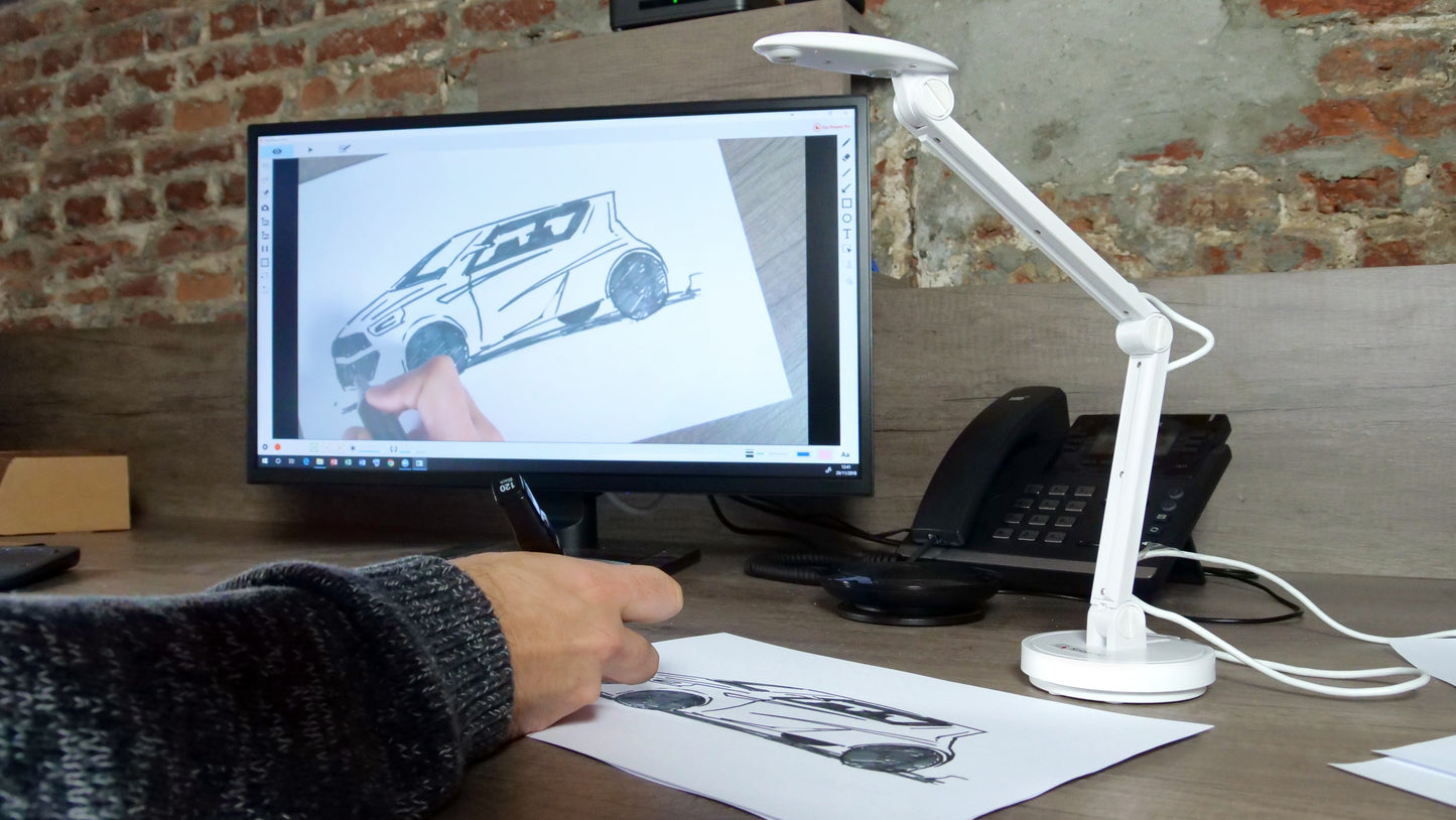 Micro-visualiseur de documents SpeechiCam 7 UHD 4K (8 Mpixels)