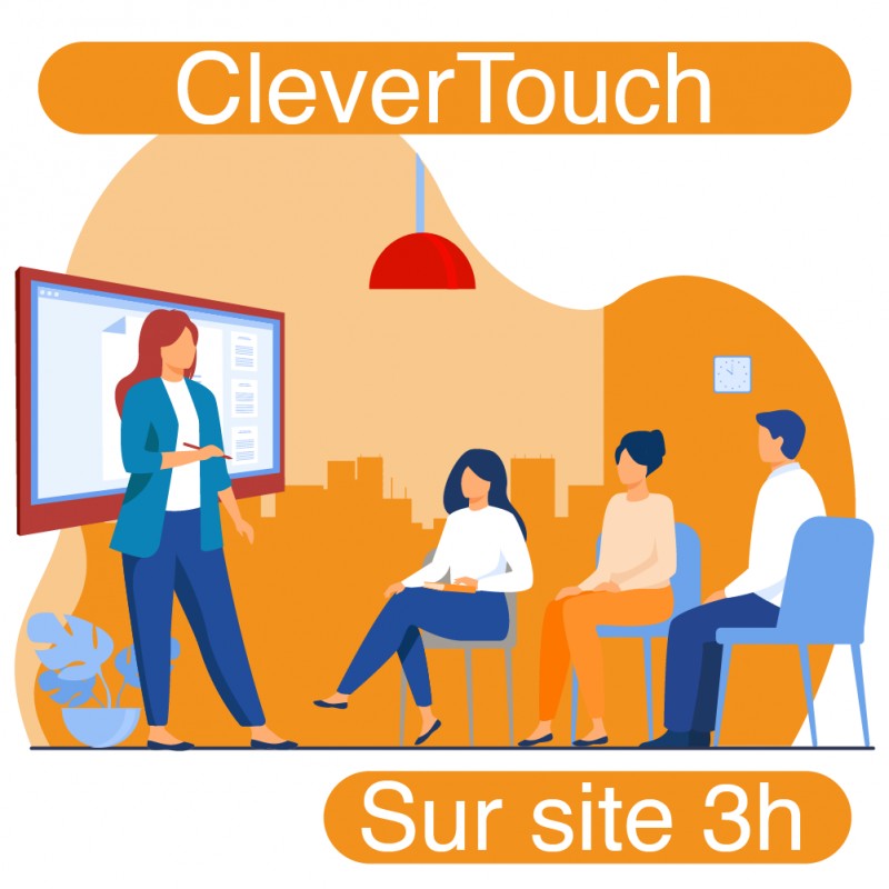 Formation sur site pour votre écran interactif Clevertouch (3h)