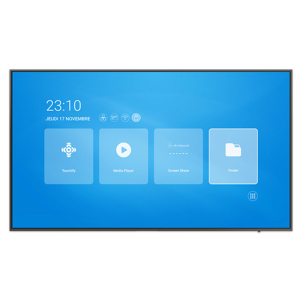 Ecran d'affichage Android SpeechiDisplay UHD 75''