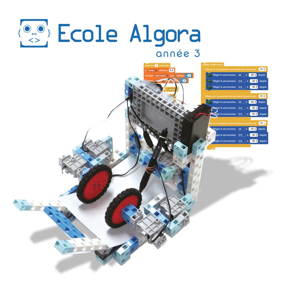 Kit robotique Algora (cursus 9-14 ans) - Kit de complément 3ème année