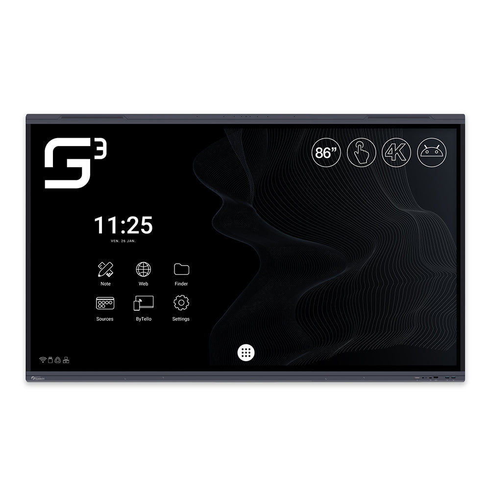 Ecran interactif tactile SpeechiTouch 86" Superglass 3