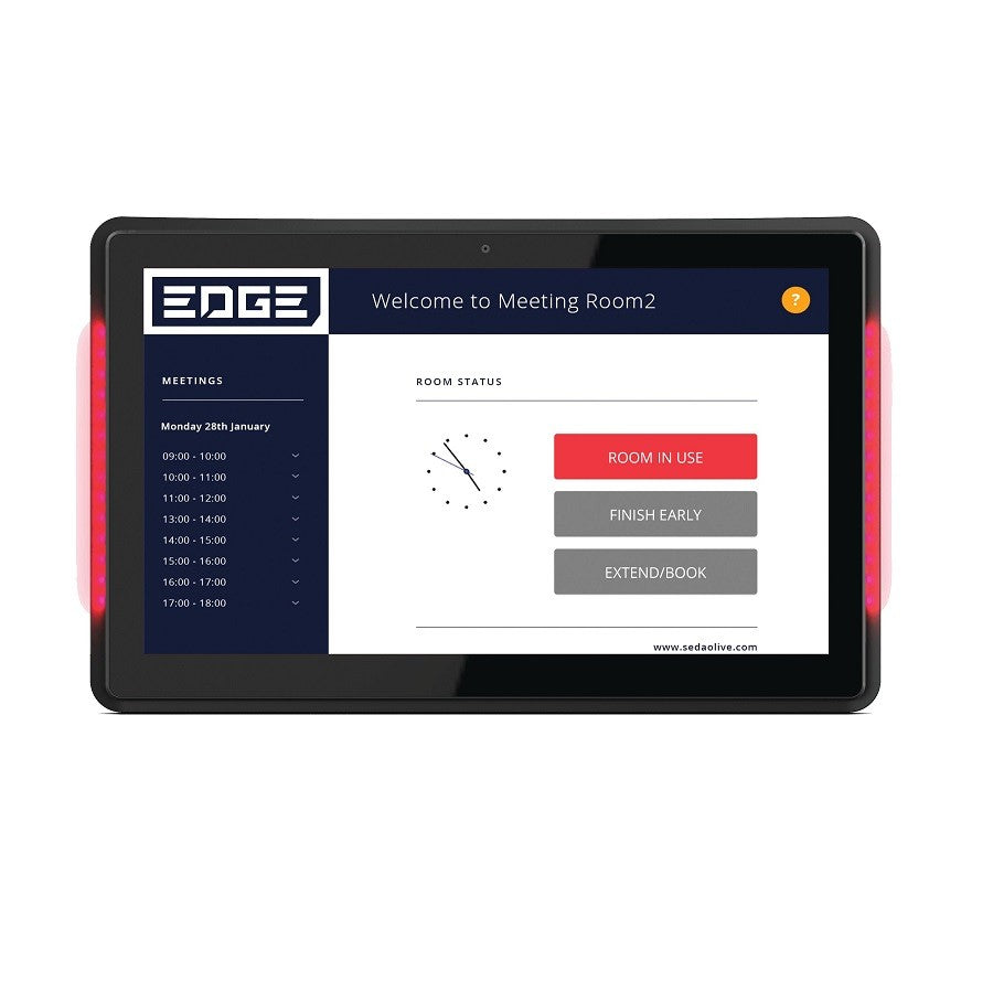 Tablette tactile Android Live Rooms, système de réservation de salles - 10''