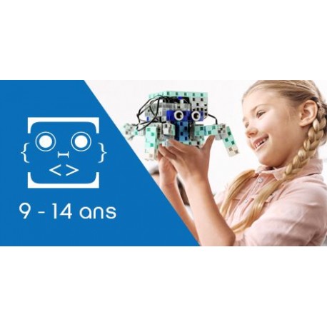 Cours de programmation et de robotique pour les 9-14 ans (1 trimestre)