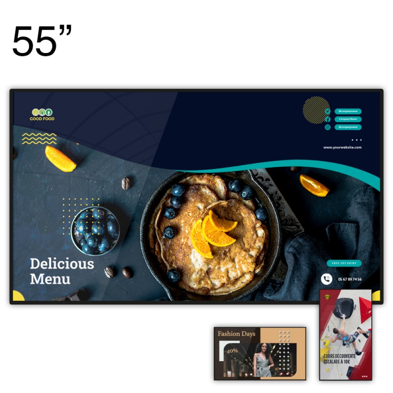 Ecran d'affichage dynamique 4K CM Series - 55"