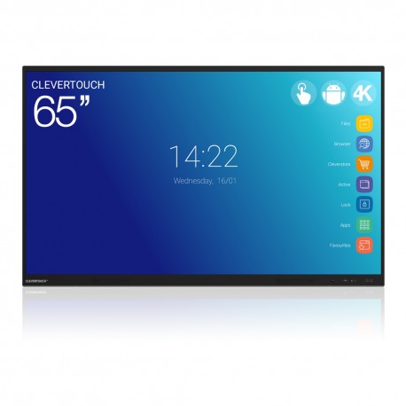 Écran interactif tactile Android - Clevertouch Impact Plus Gen 2 4K - 65’’