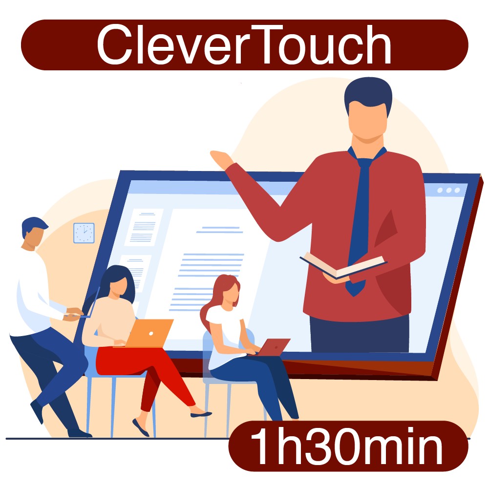 Formation avancée à distance de votre écran interactif Clevertouch (1h30)