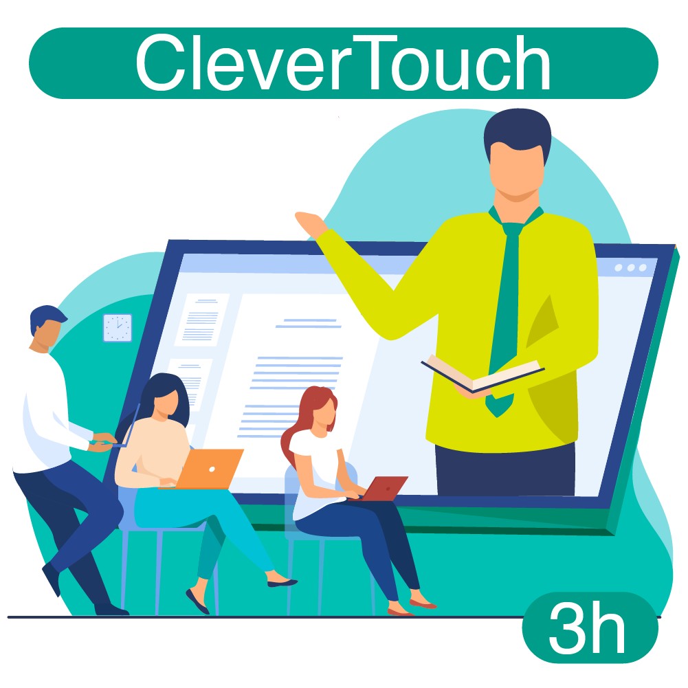 Formation expert à distance de votre écran interactif Clevertouch (3h)